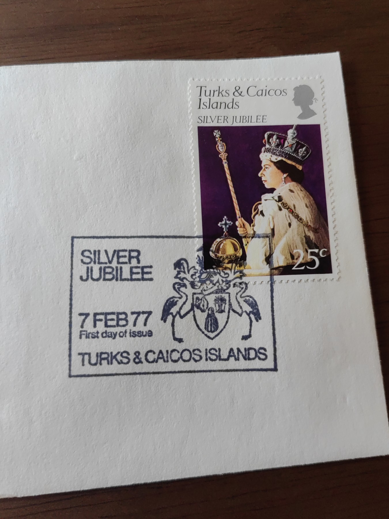 外国邮品精品专场（秒杀）第①③场 特克斯和凯科斯群岛1977 女王的银禧纪念