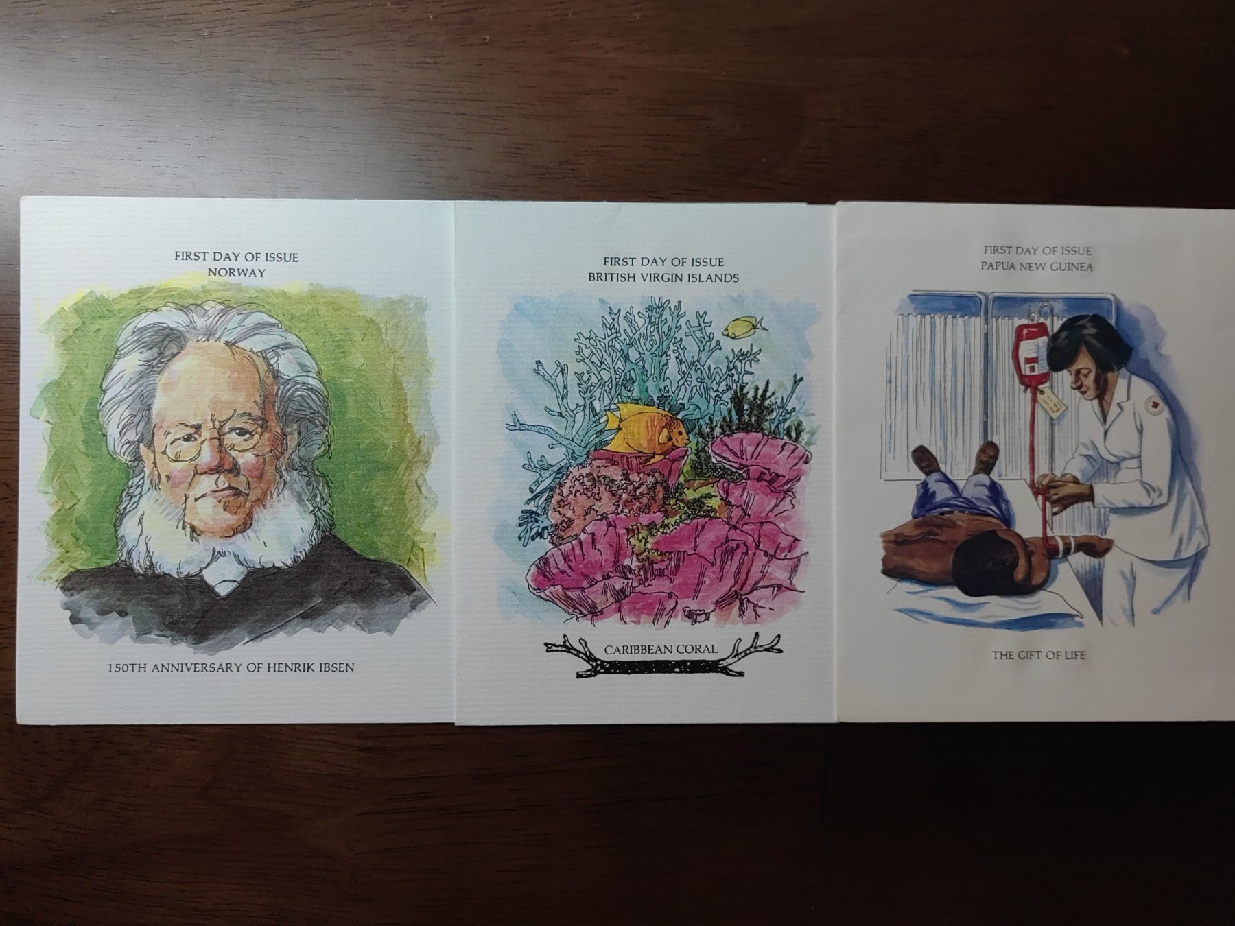 外国邮品精品专场（秒杀）第①③场 70年代多国特色纪念邮封全新18件（英国'印度尼西亚'意大利'牙买加'根西岛'加拿大'慕尼黑'挪威'几内亚'德国'波兰'冈比亚）