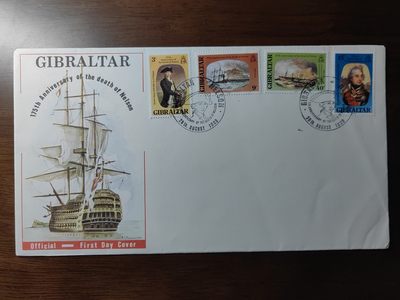 外国邮和小本票精品专场（秒杀和拍卖）第①⑥场 - 直布罗陀1980 海军大将纳尔逊， 英国皇家海军