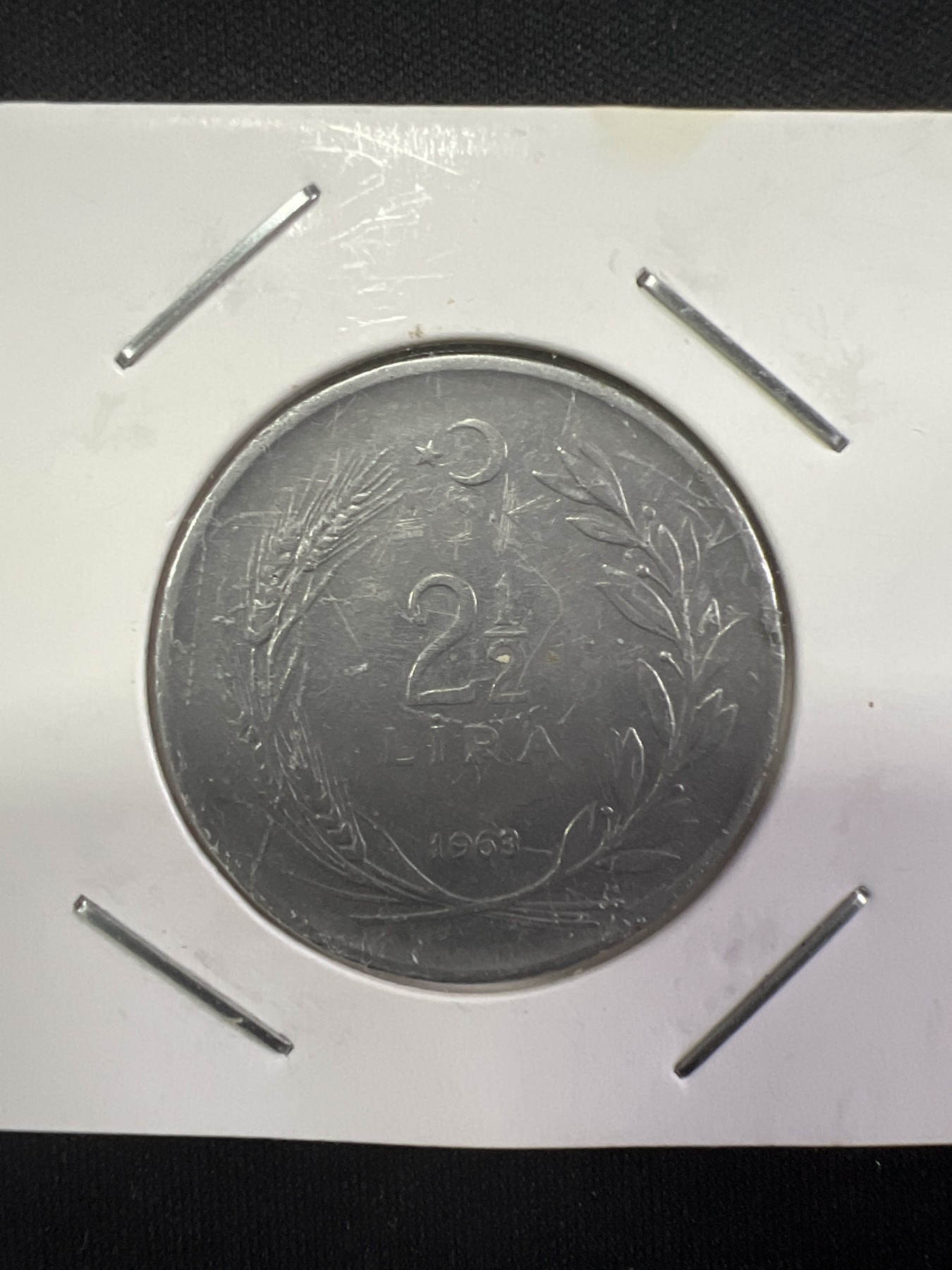 第427期 土耳其硬币专场 （无押金，捡漏，全场20包邮，偏远地区除外，接收代拍业务） 土耳其2-1/2里拉