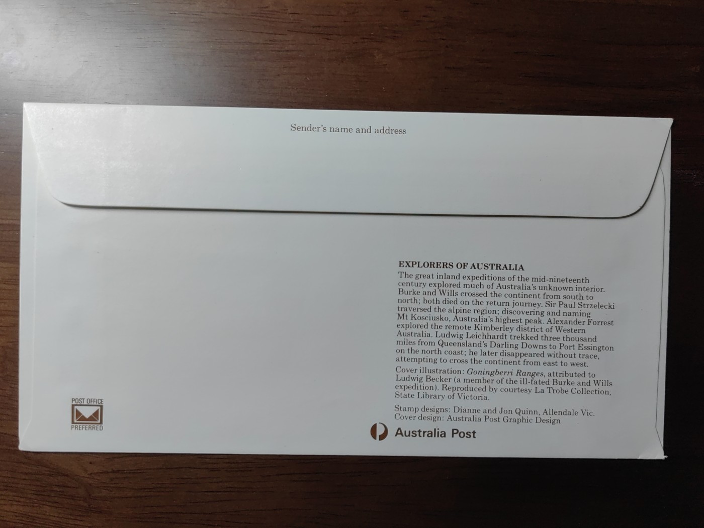 外国邮和小本票精品专场（秒杀和拍卖）第①⑥场 澳大利亚1983 内陆探险家 