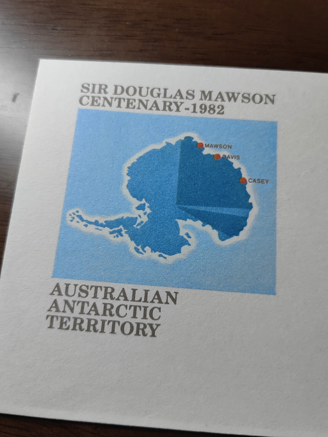 外国邮品精品专场（秒杀）第①③场 澳属南极1982 探险家莫森 