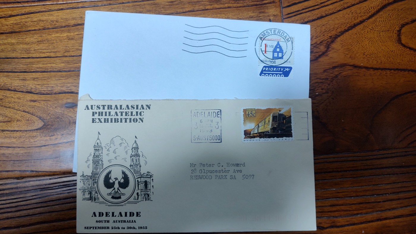 一月邮币社第五期拍卖国际邮票专场 火车实寄封等一对