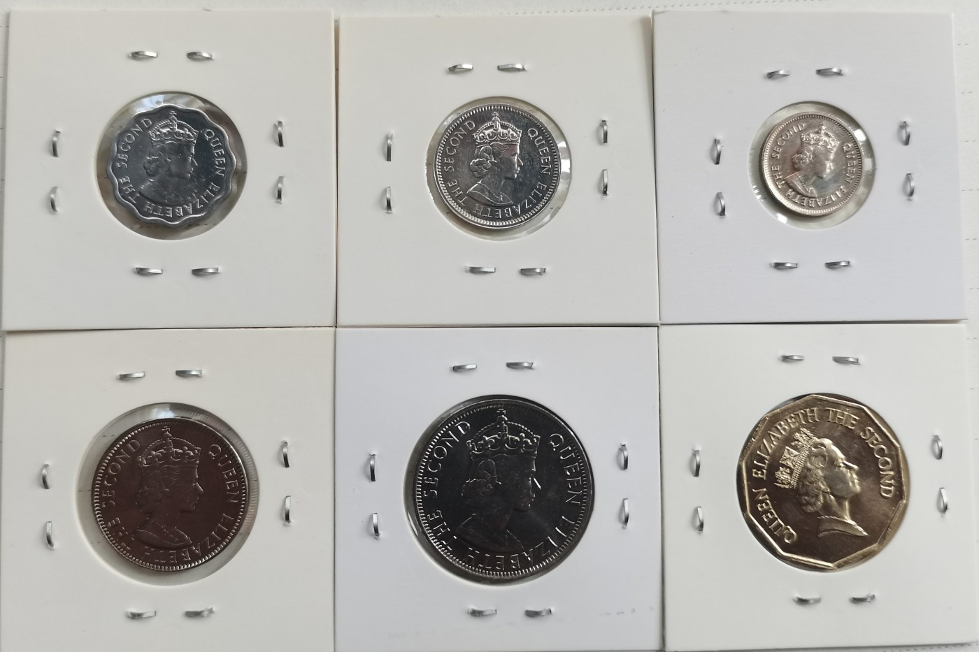 伯利兹 1991-2007年 套币 全6枚 品相如图 邮费自理