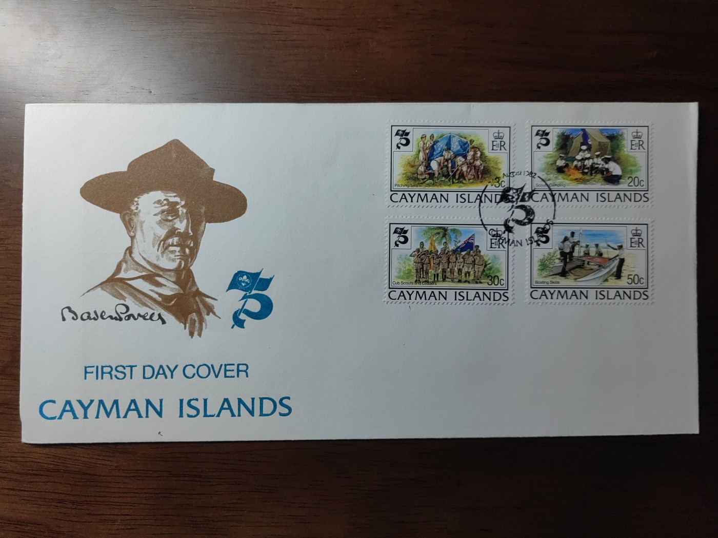外国邮品精品专场（秒杀）第①③场 开曼群岛1982 童子军