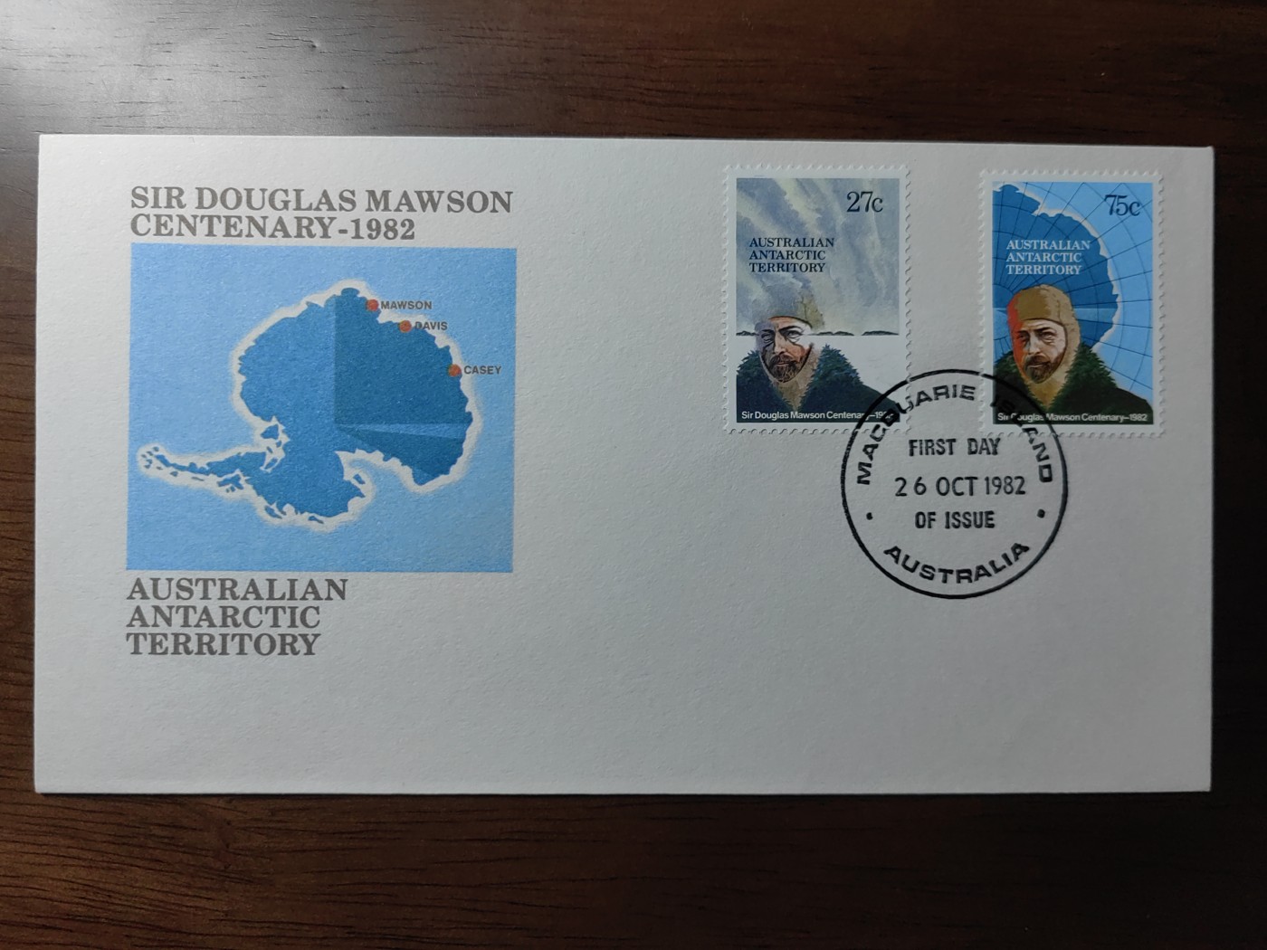 外国邮品精品专场（秒杀）第①③场 澳属南极1982 探险家莫森 