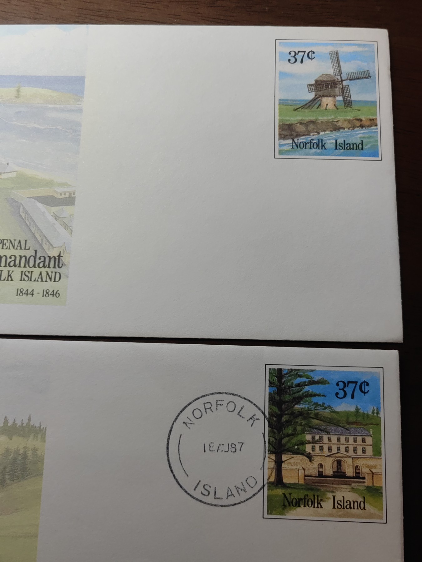 外国邮和小本票精品专场（秒杀和拍卖）第①⑥场 诺福克1987 著名军人纪念邮封