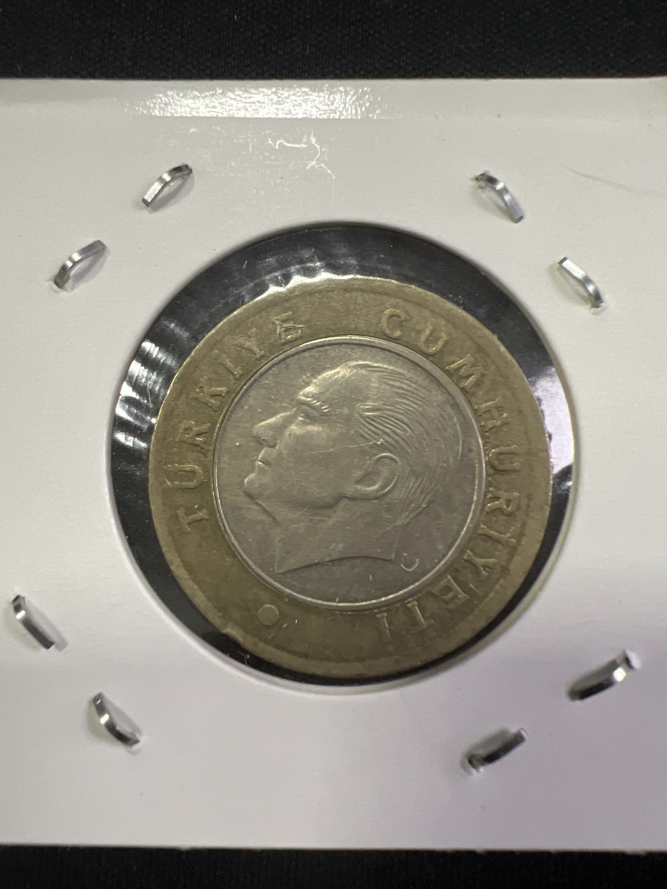 第427期 土耳其硬币专场 （无押金，捡漏，全场20包邮，偏远地区除外，接收代拍业务） 土耳其1里拉双色币