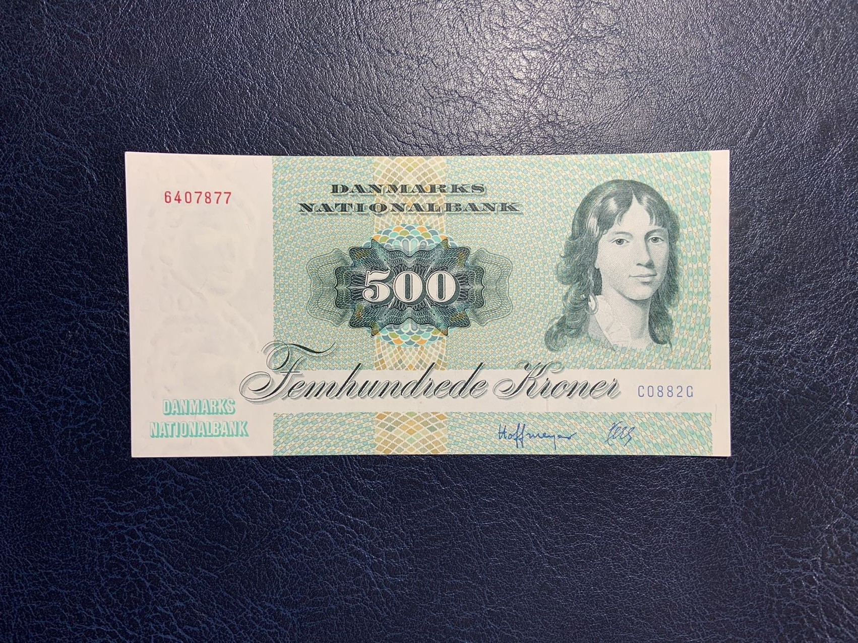 收藏联盟Quantum Auction 第295期拍卖  丹麦1988年500克朗 品相UNC- 大蜥蜴