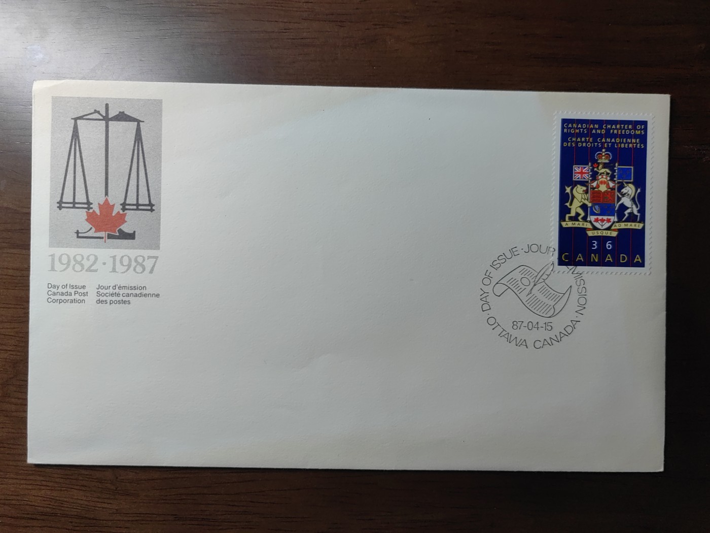 外国邮品精品专场（秒杀）第①③场 加拿大1987 法律日/国旗/城徽