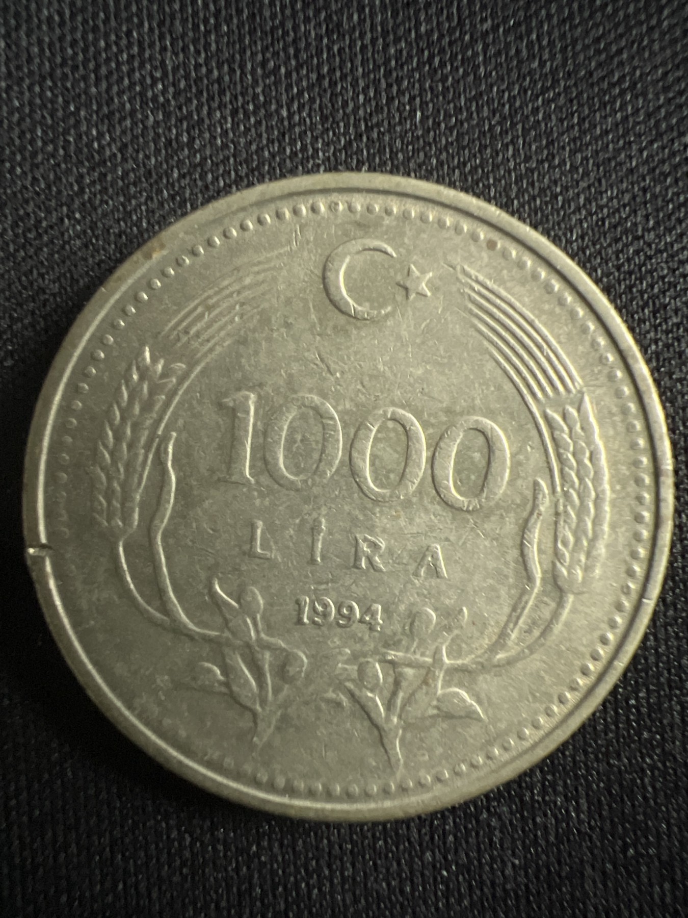 第444期 硬币专场 （无押金，捡漏，全场20包邮，偏远地区除外，接收代拍业务） 土耳其1000里拉