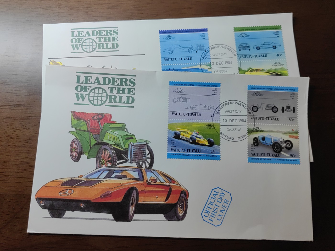 外国邮品精品专场（秒杀）第①③场 图瓦卢瓦伊图普岛 1984汽车