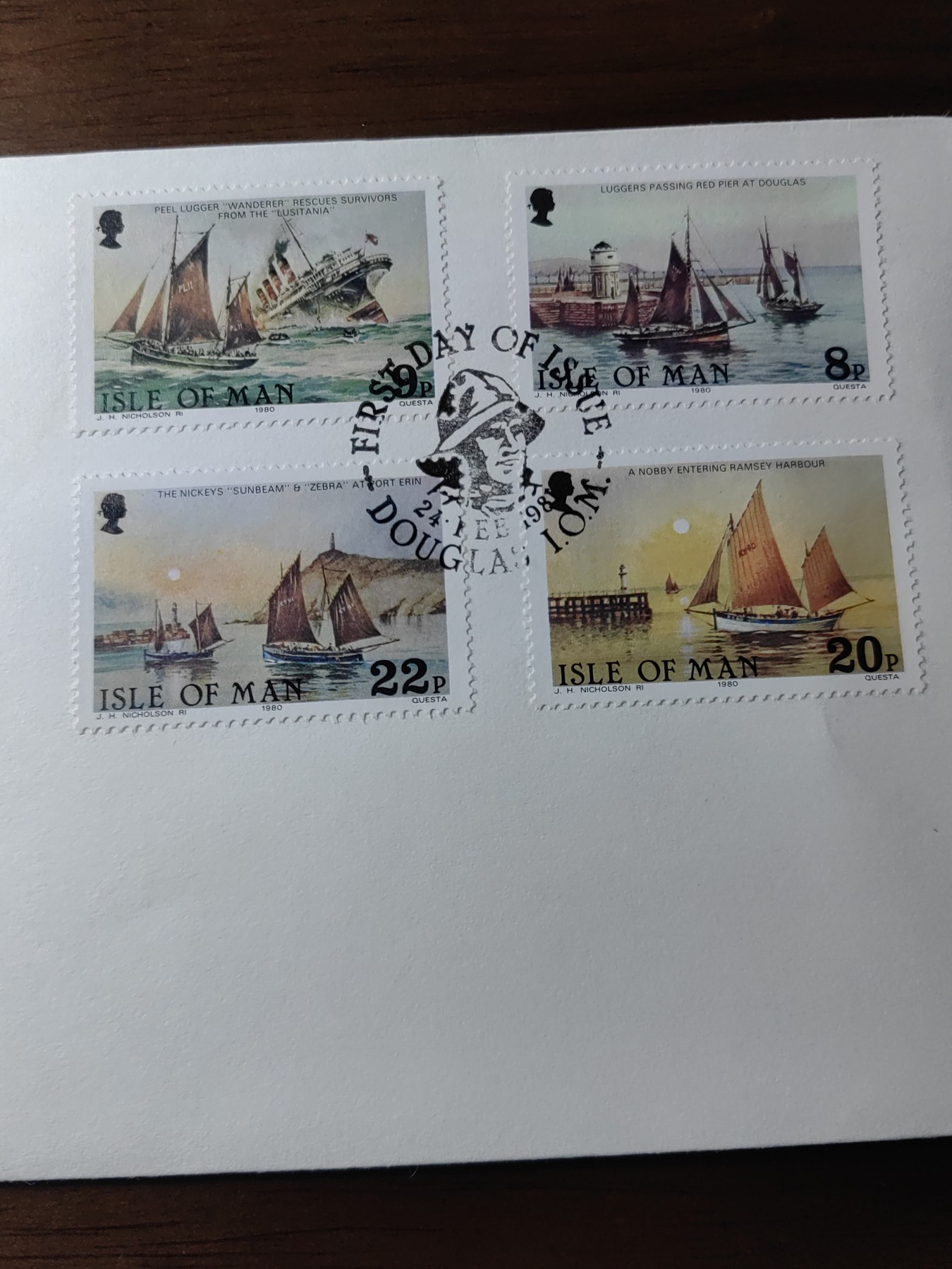 外国邮品精品专场（秒杀）第①③场  英国马恩岛1981年 深水渔船捕捞队