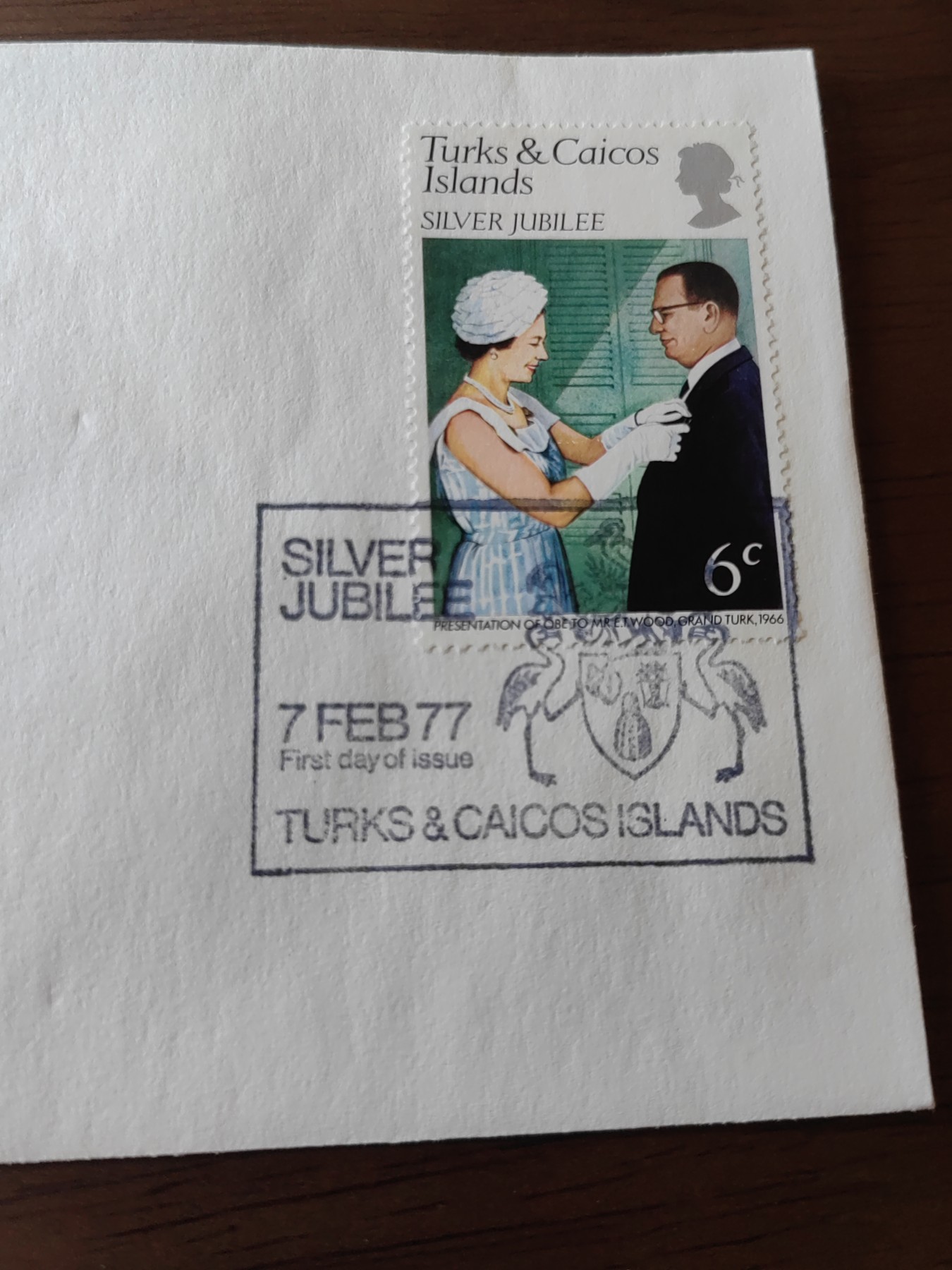 外国邮品精品专场（秒杀）第①③场 特克斯和凯科斯群岛1977 女王的银禧纪念