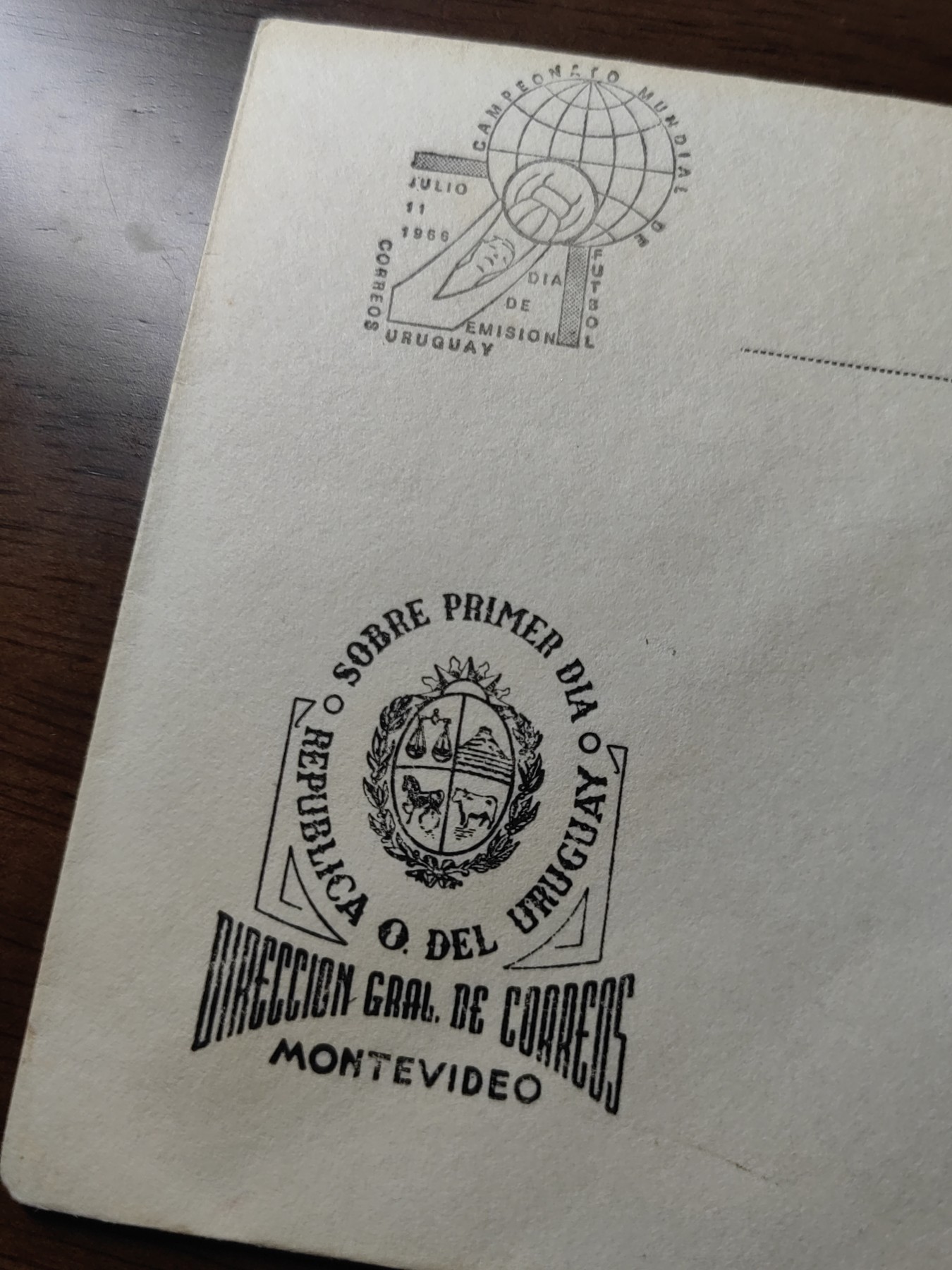 外国邮品精品专场（秒杀）第①③场 乌拉圭 1966 英格兰世界杯足球赛 雷米特金杯 