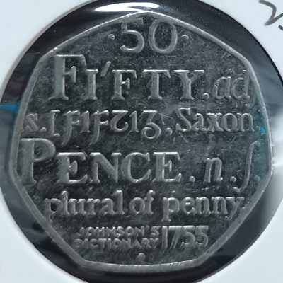 英国 2005年 50便士纪念币 品相如图 邮费自理 - 英国 2005年 50便士纪念币 品相如图 邮费自理