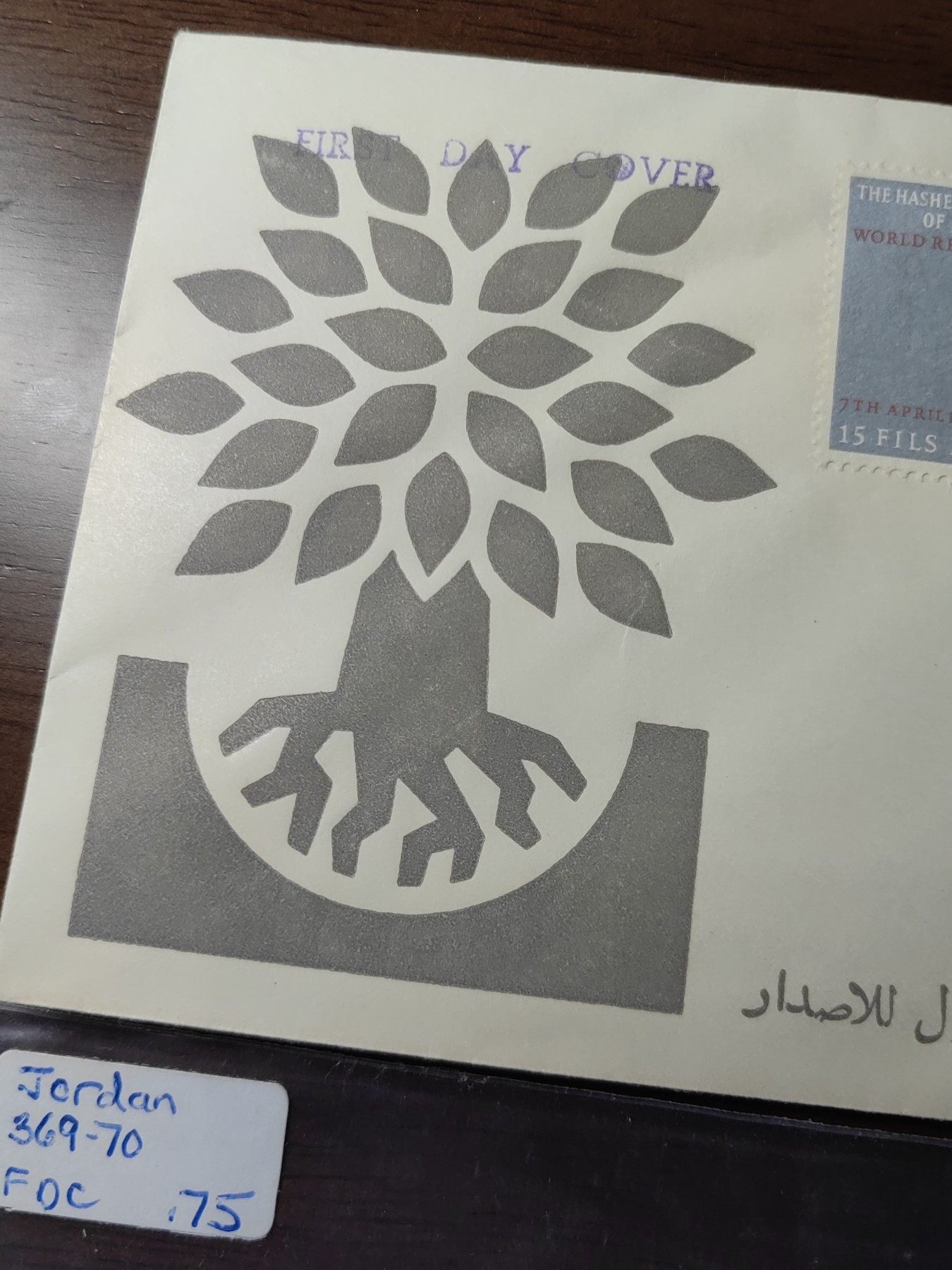 外国邮和小本票精品专场（秒杀和拍卖）第①⑥场 约旦1960 世界难民年