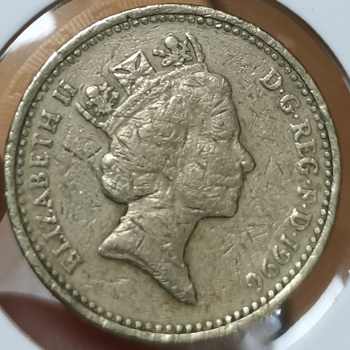 英国 1996年 1镑纪念币 品相如图 邮费自理