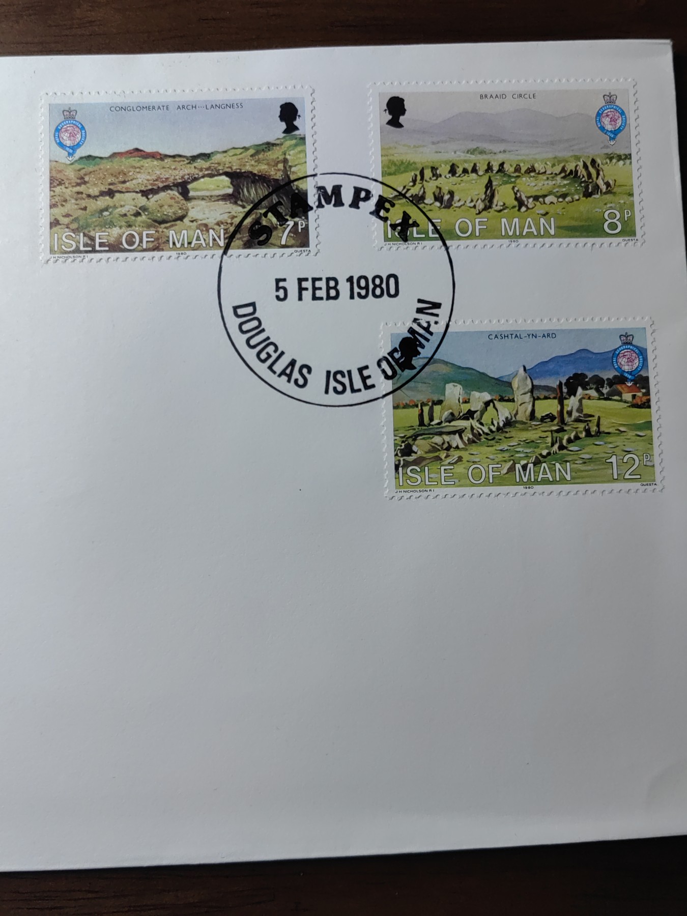 外国邮品精品专场（秒杀）第①③场 马恩岛1980 地理协会150年 