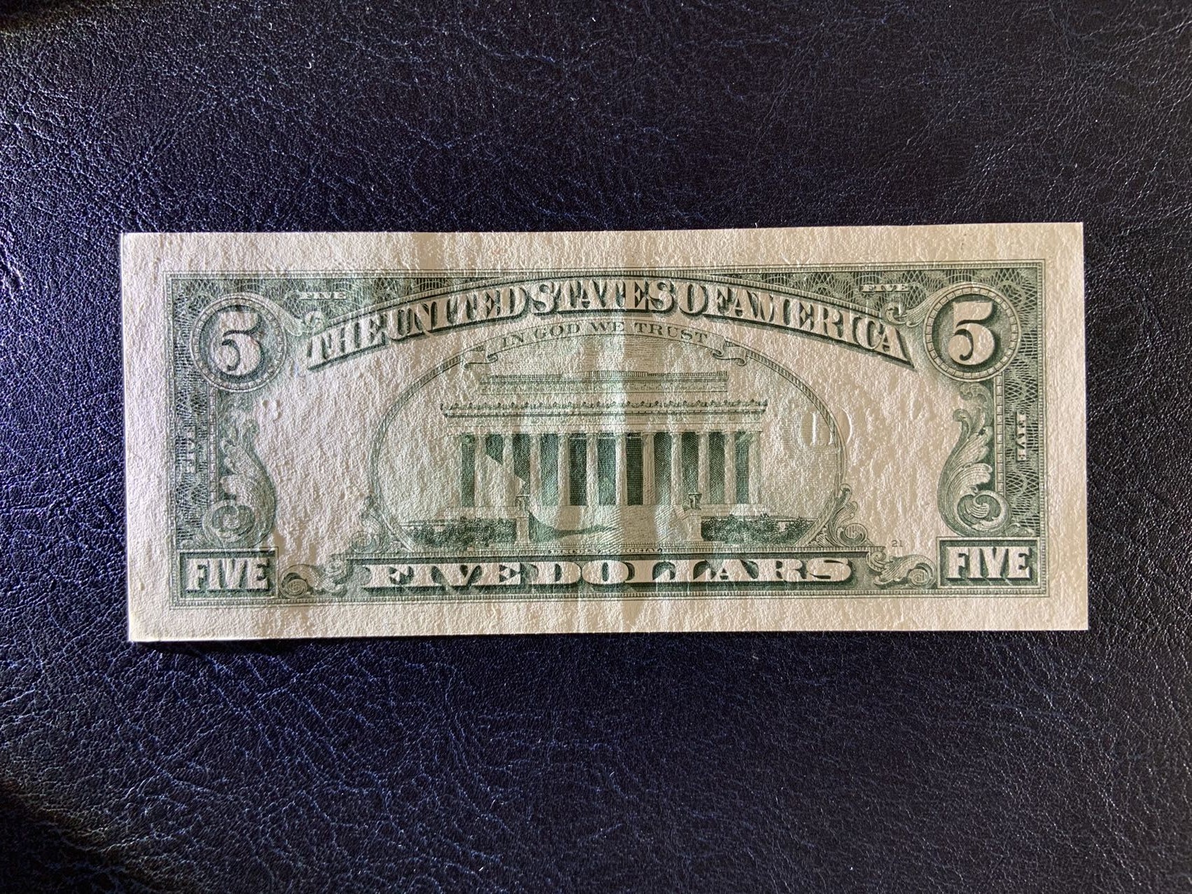 收藏联盟Quantum Auction 第295期拍卖  美国联邦储备券1995年5美金 品相au