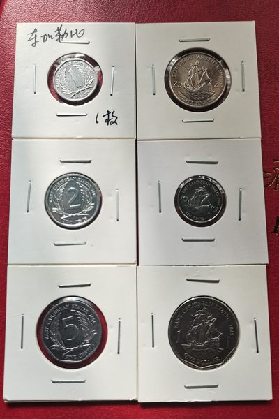 东加勒比 2002-04年 套币 老年版 全6枚 品相如图 邮费自理 - 东加勒比 2002-04年 套币 老年版 全6枚 品相如图 邮费自理
