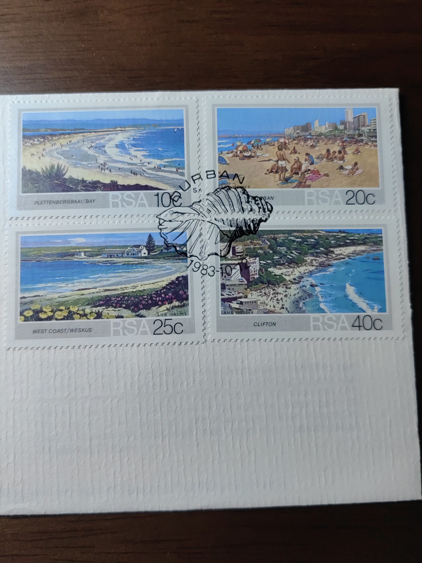 外国邮品精品专场（秒杀）第①③场 南非1983年 海滩