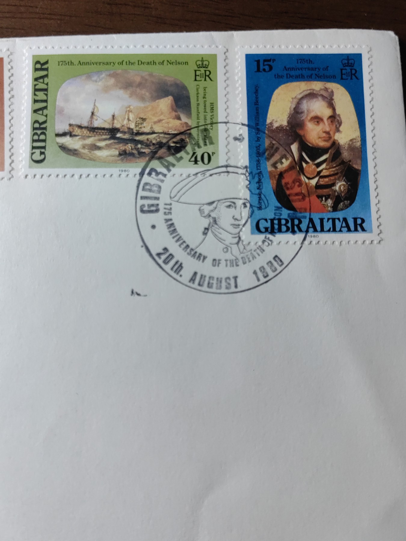 外国邮和小本票精品专场（秒杀和拍卖）第①⑥场 直布罗陀1980 海军大将纳尔逊， 英国皇家海军