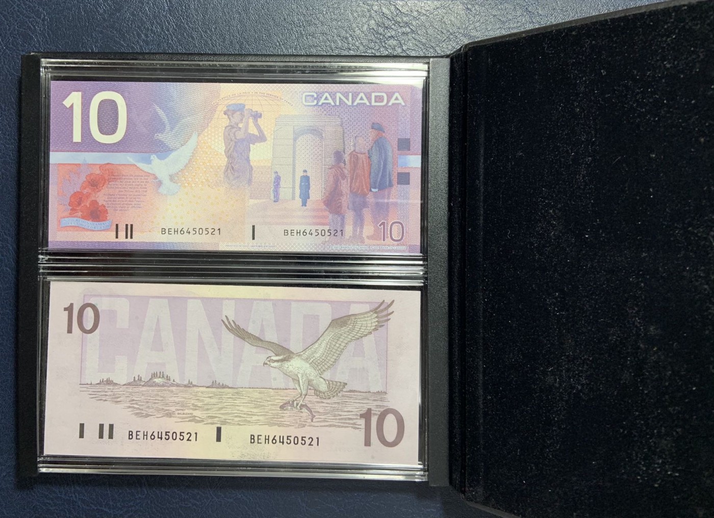 收藏联盟Quantum Auction 第295期拍卖  加拿大10元全同号纸币纪念册 品相全新UNC 最后一期印刷和最新一版 限量发行