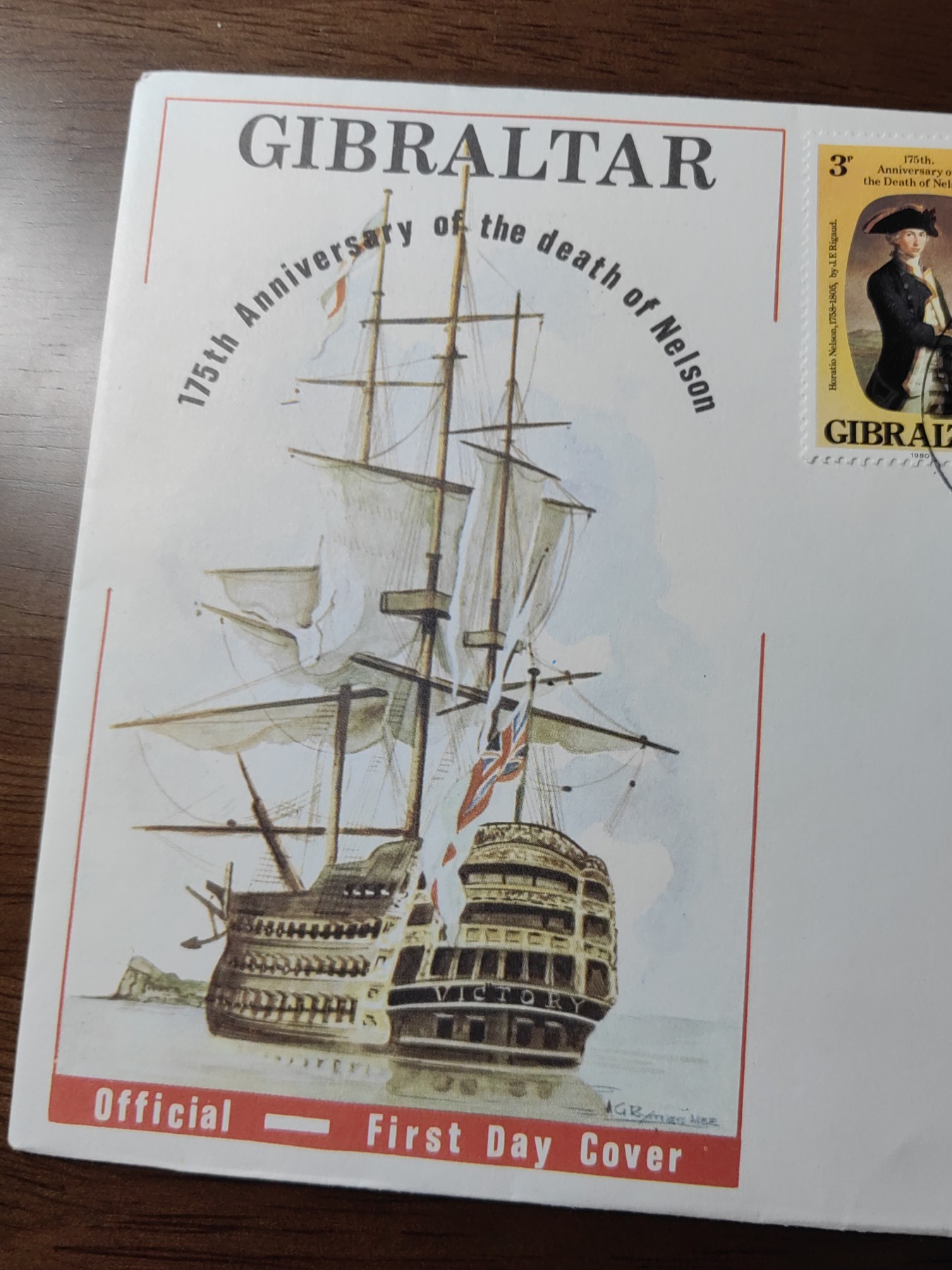 外国邮和小本票精品专场（秒杀和拍卖）第①⑥场 直布罗陀1980 海军大将纳尔逊， 英国皇家海军