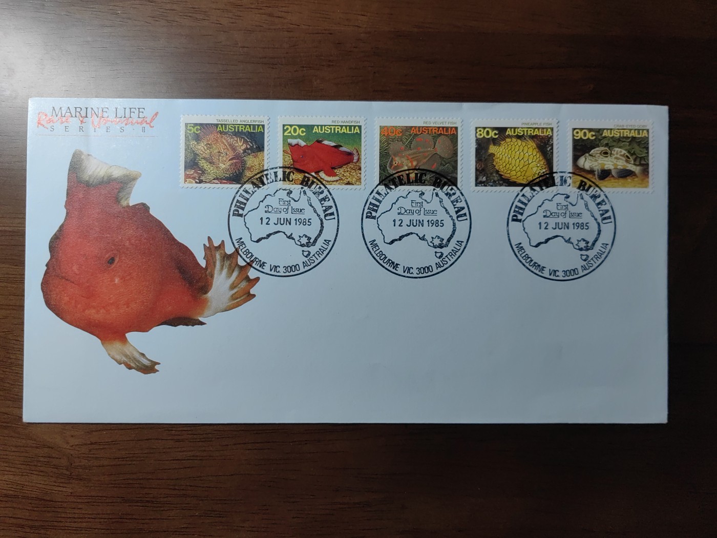 外国邮品精品专场（秒杀）第①③场 澳大利亚1985 海洋生物 