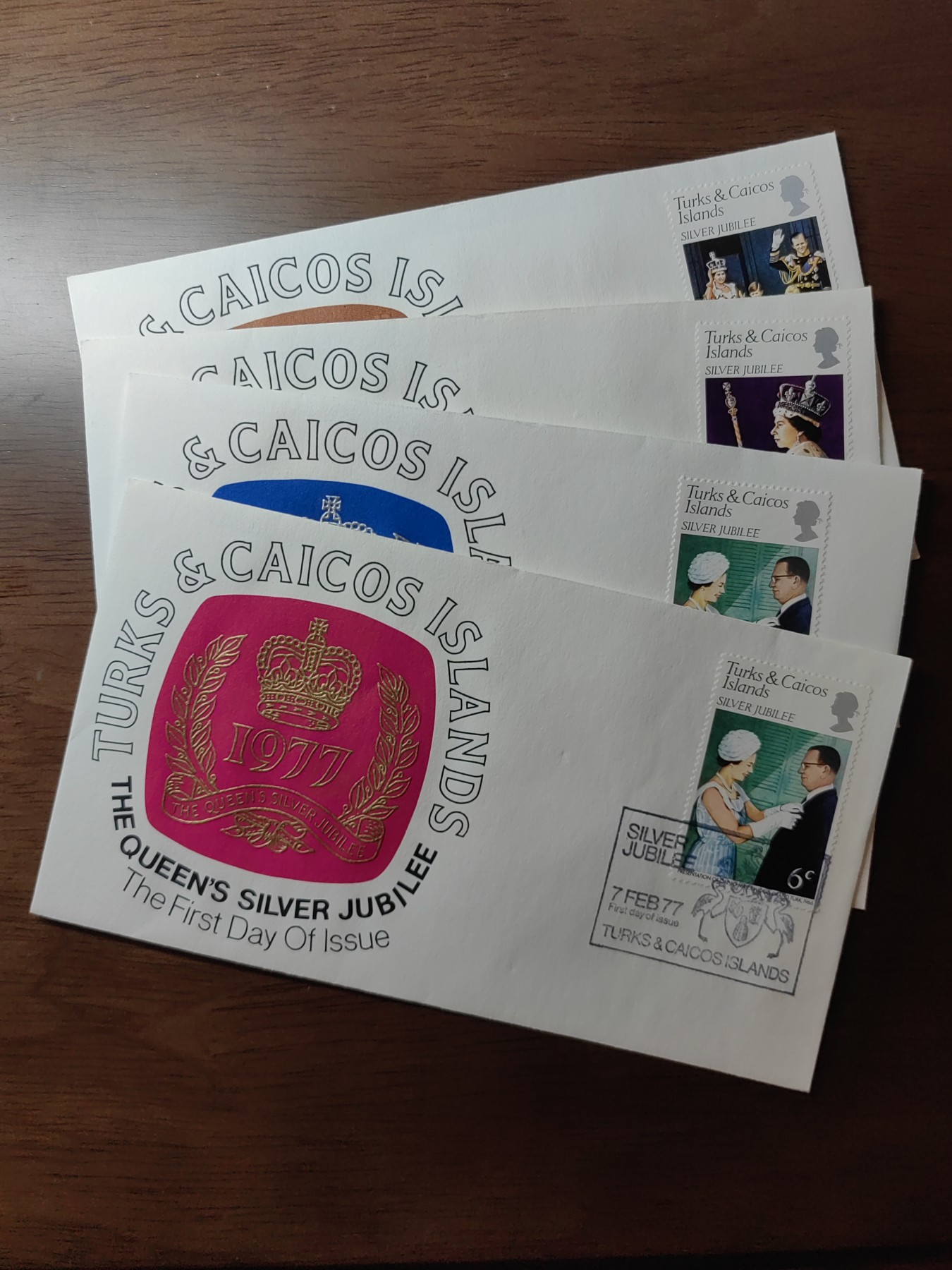 外国邮品精品专场（秒杀）第①③场 特克斯和凯科斯群岛1977 女王的银禧纪念