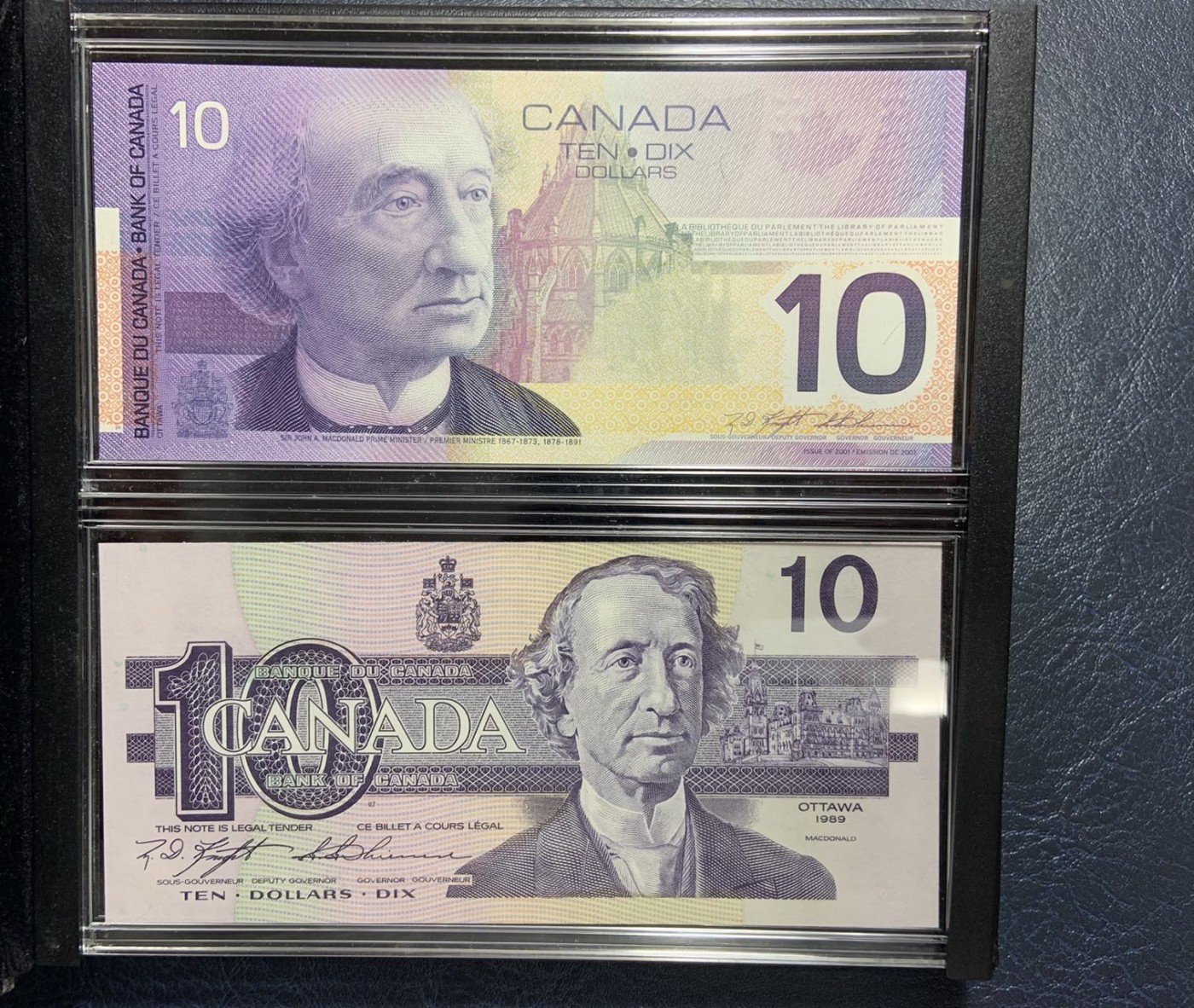 收藏联盟Quantum Auction 第295期拍卖  加拿大10元全同号纸币纪念册 品相全新UNC 最后一期印刷和最新一版 限量发行