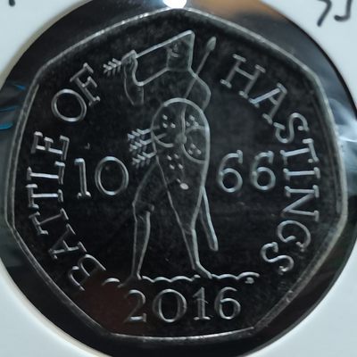 英国 2016年 50便士纪念币 品相如图 邮费自理 - 英国 2016年 50便士纪念币 品相如图 邮费自理