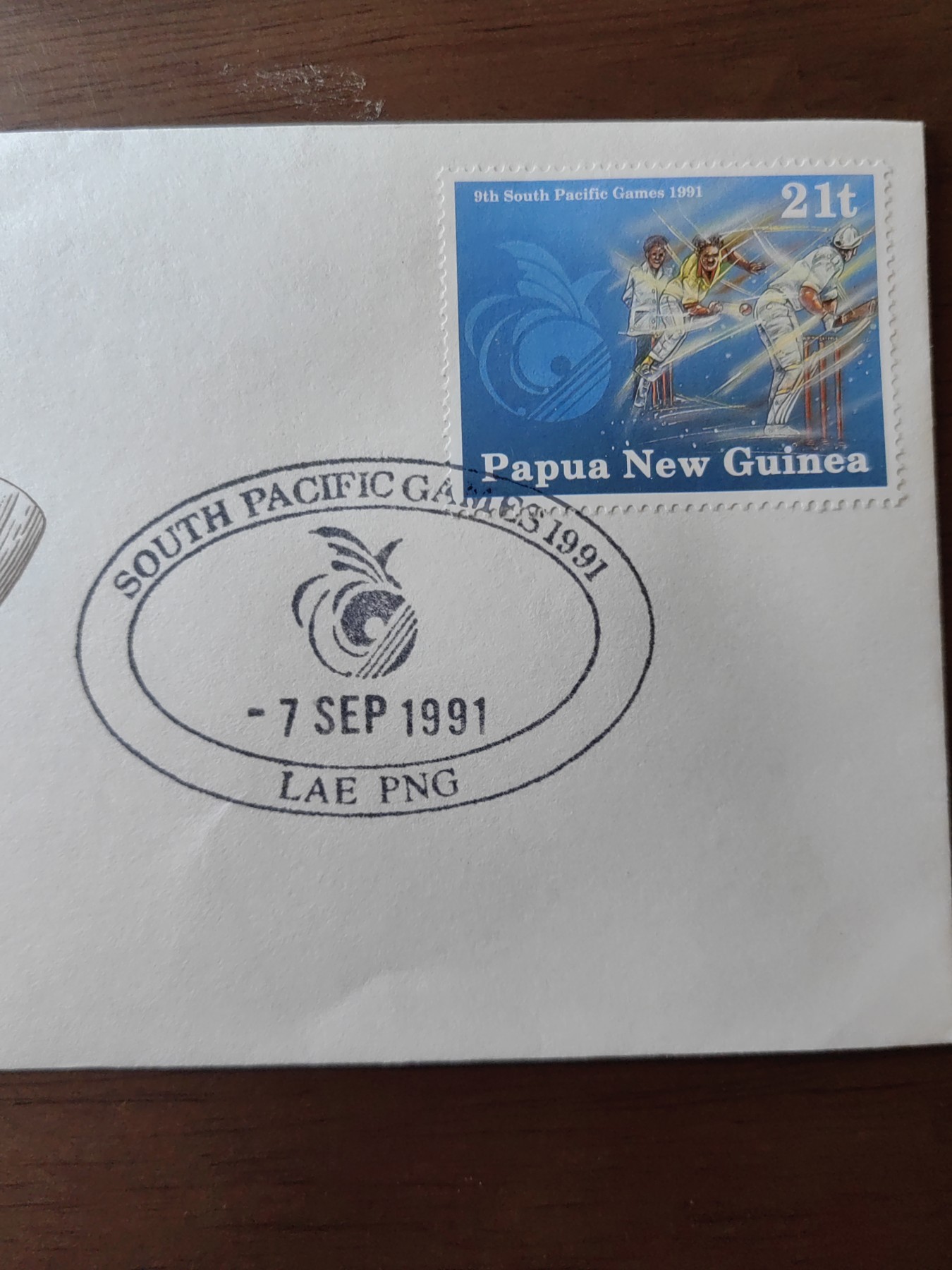 外国邮和小本票精品专场（秒杀和拍卖）第①⑥场 巴布新几内亚1989 特殊的邮戳纪念邮封