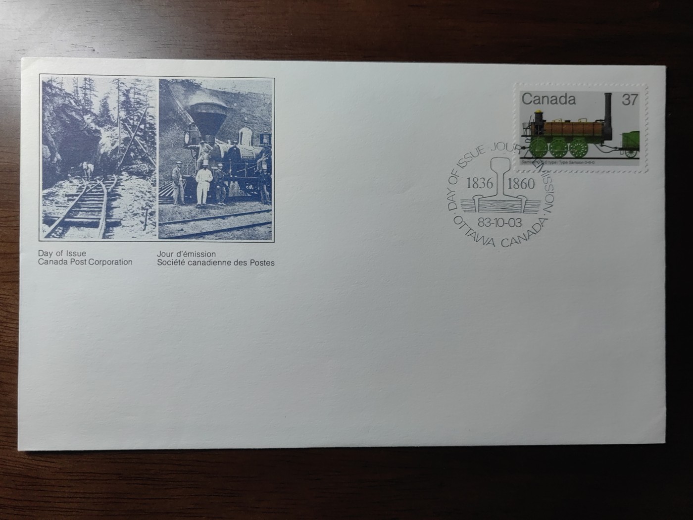 外国邮品精品专场（秒杀）第①③场 加拿大1983 火车头纪念