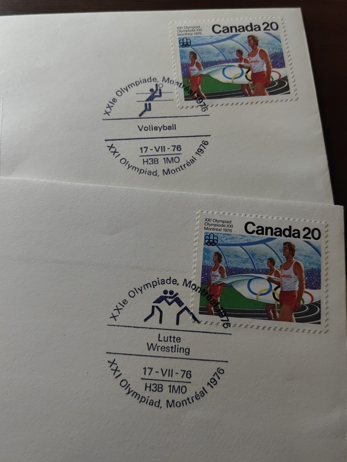 外国邮和小本票精品专场（秒杀和拍卖）第①⑥场 加拿大1976 第二十一届奥林匹克运动会（9封）不同项目
