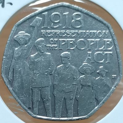 英国 2018年 50便士纪念币 品相如图 邮费自理 - 英国 2018年 50便士纪念币 品相如图 邮费自理