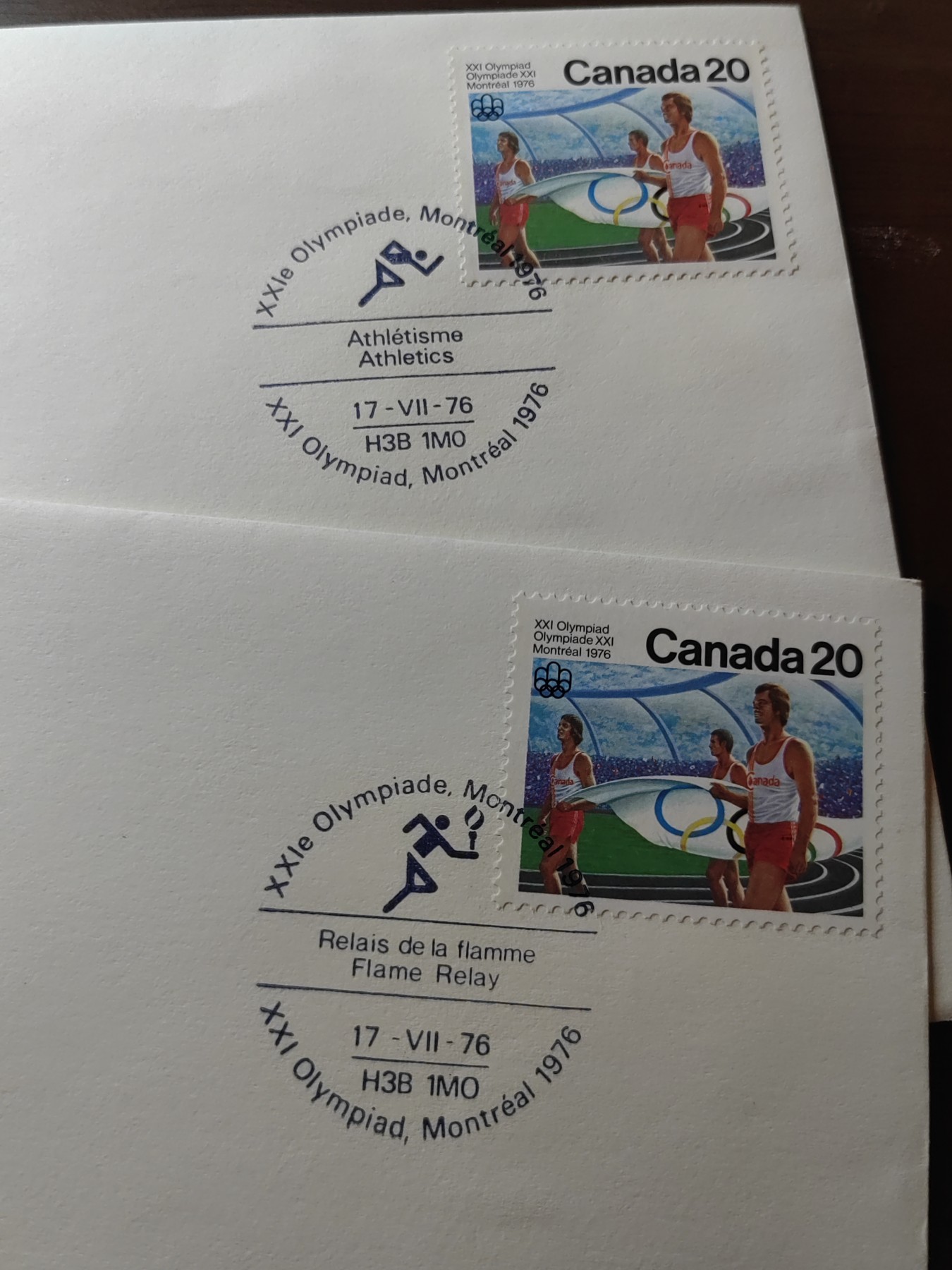 外国邮和小本票精品专场（秒杀和拍卖）第①⑥场 加拿大1976 第二十一届奥林匹克运动会（9封）不同项目