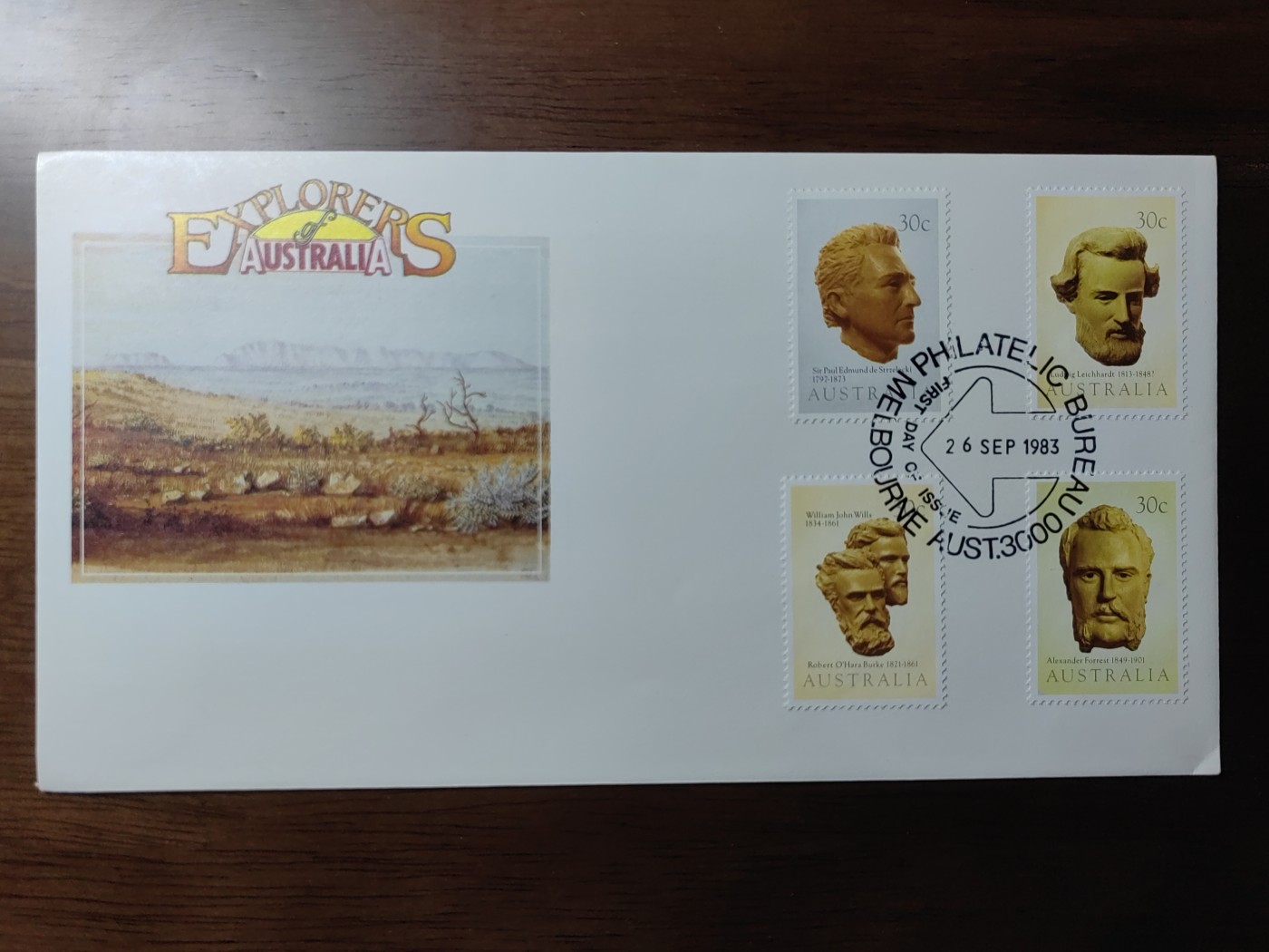 外国邮和小本票精品专场（秒杀和拍卖）第①⑥场 澳大利亚1983 内陆探险家 