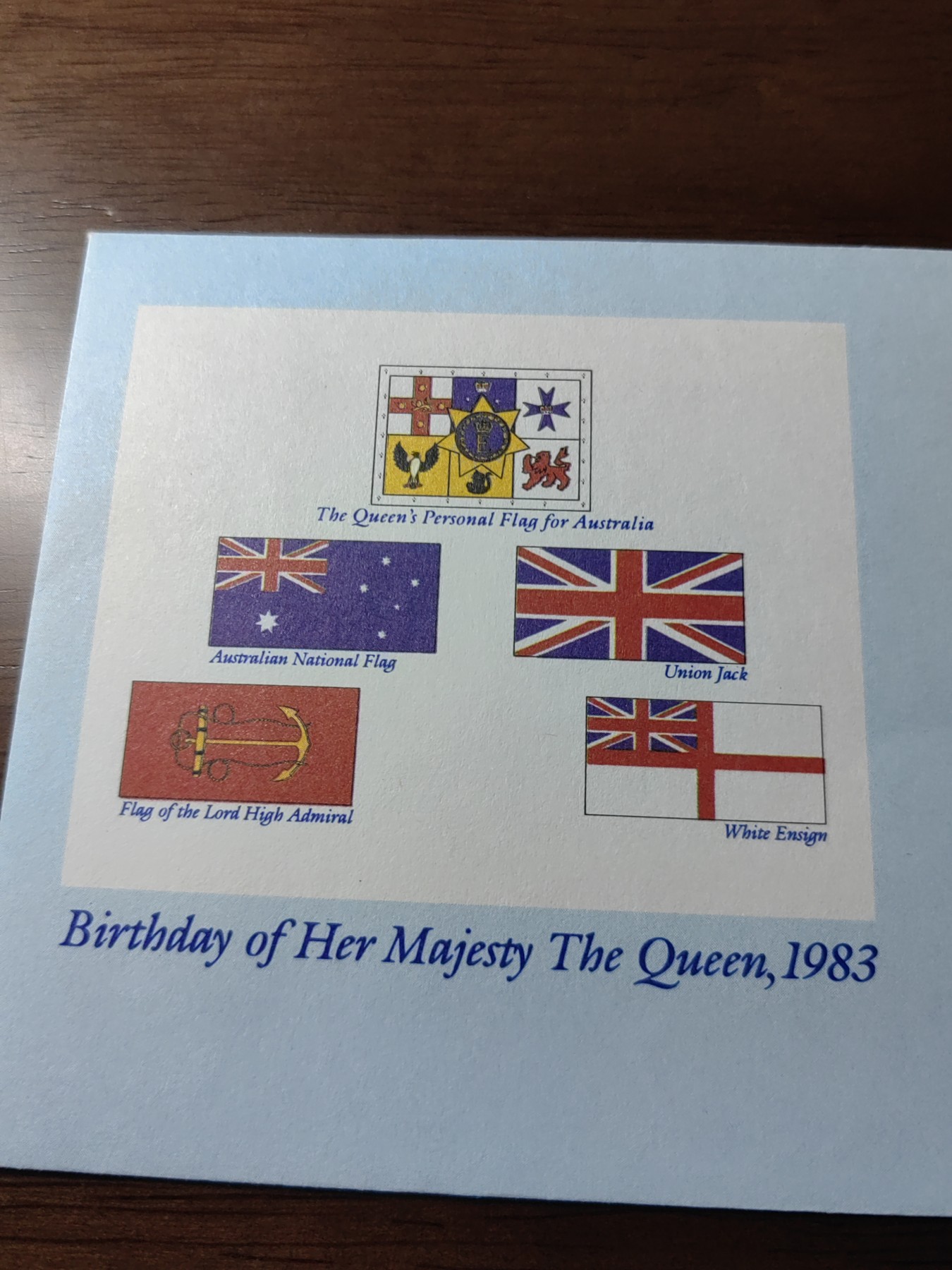 外国邮品精品专场（秒杀）第①③场 澳大利亚1983年 女王陛下生日