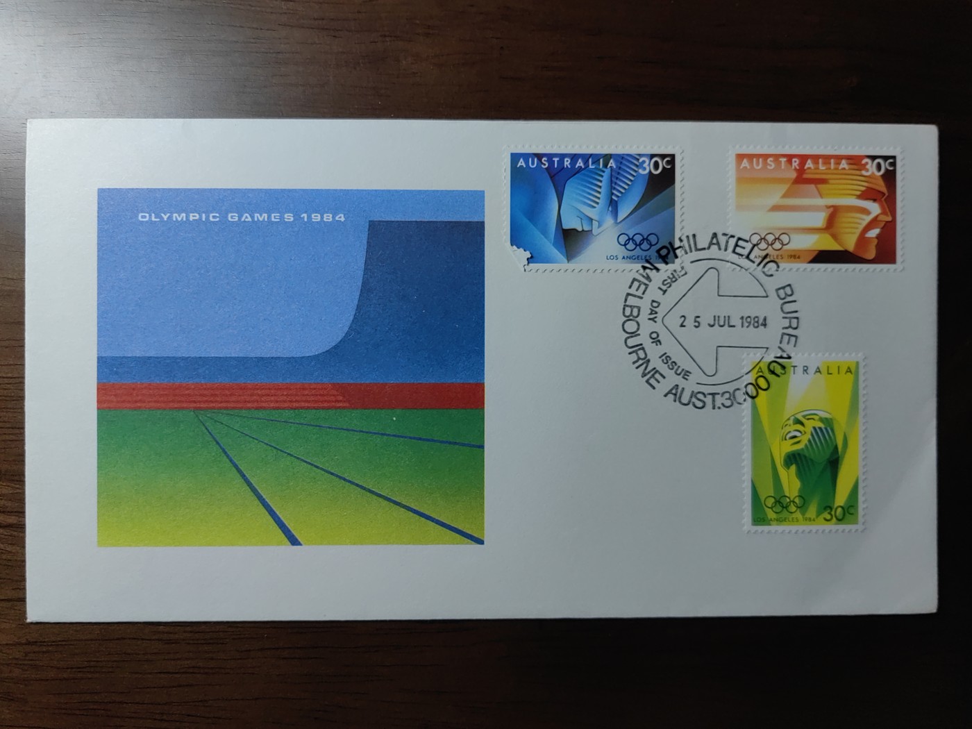 外国邮品精品专场（秒杀）第①③场 澳大利亚1984 洛杉矶奥运会3全 