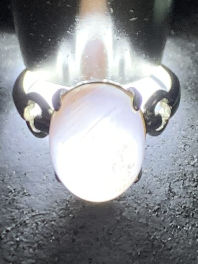 精美南红玛瑙荔枝冻漂红活口戒指一枚！ 精美南红玛瑙荔枝冻漂红活口戒指一枚！