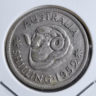 沼泽如烟--第133场 - 澳大利亚1952年1先令银币