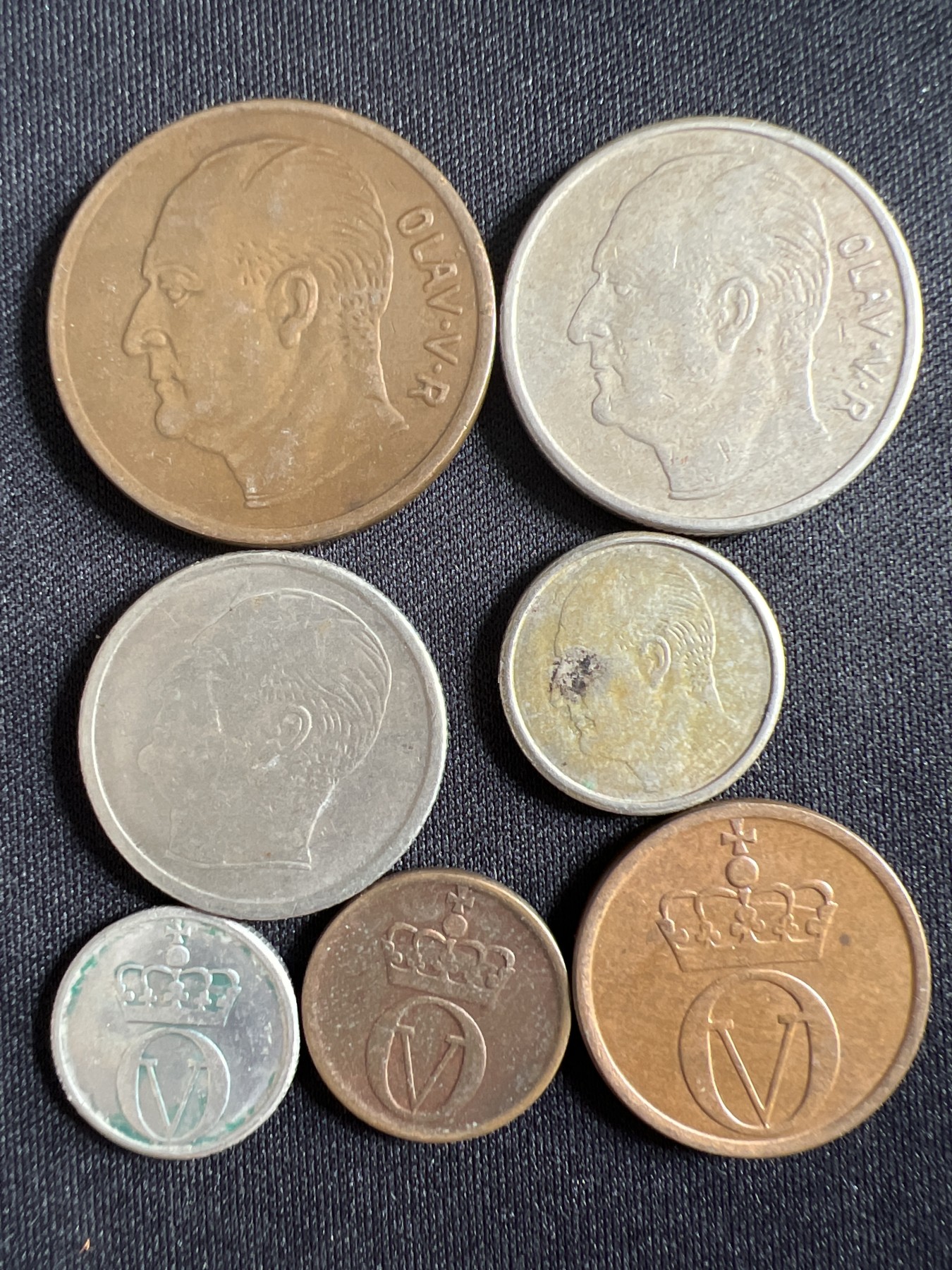 第444期 硬币专场 （无押金，捡漏，全场20包邮，偏远地区除外，接收代拍业务） 挪威一套7枚