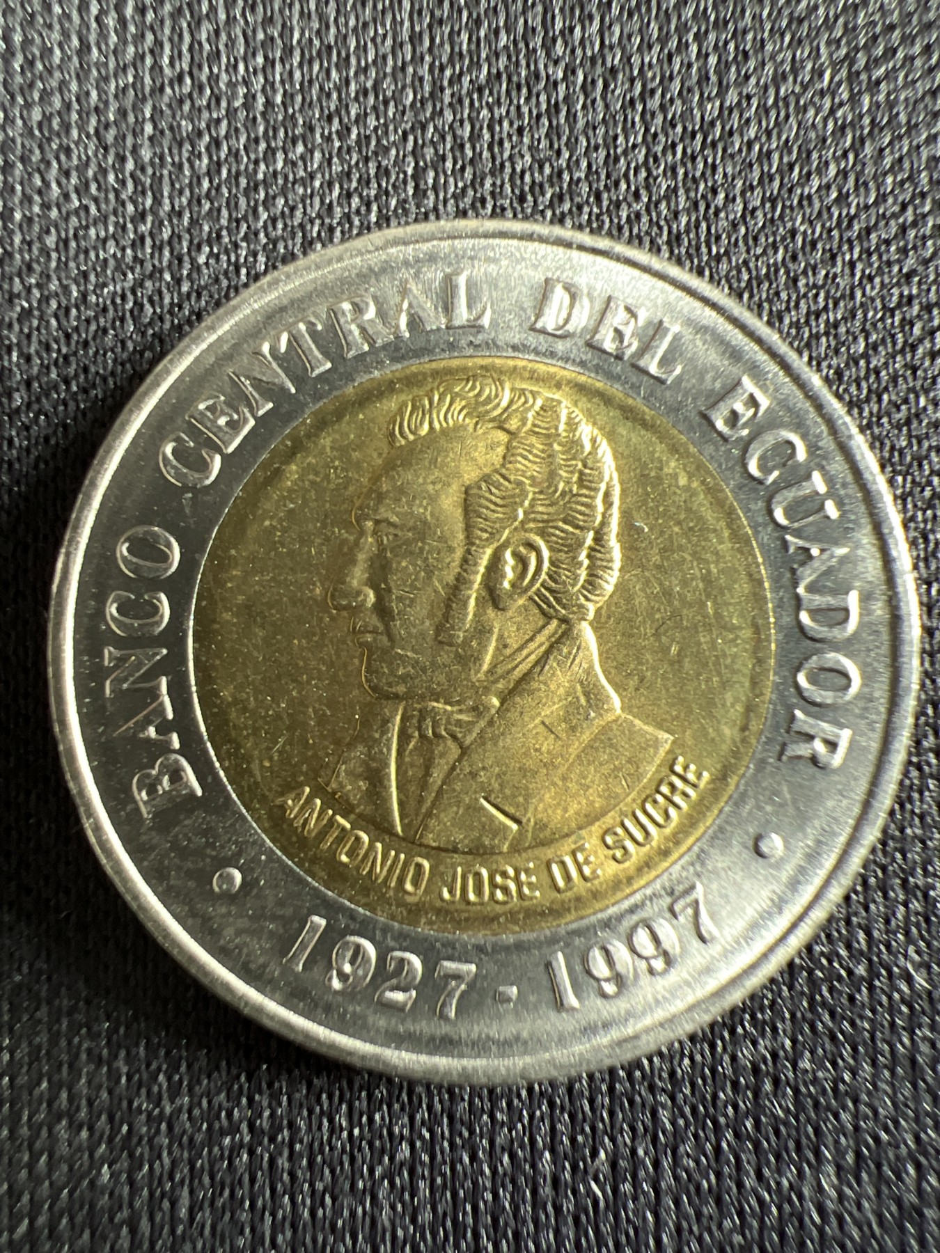 第428期 硬币专场 （无押金，捡漏，全场20包邮，偏远地区除外，接收代拍业务） 厄瓜多尔100苏克雷双色币