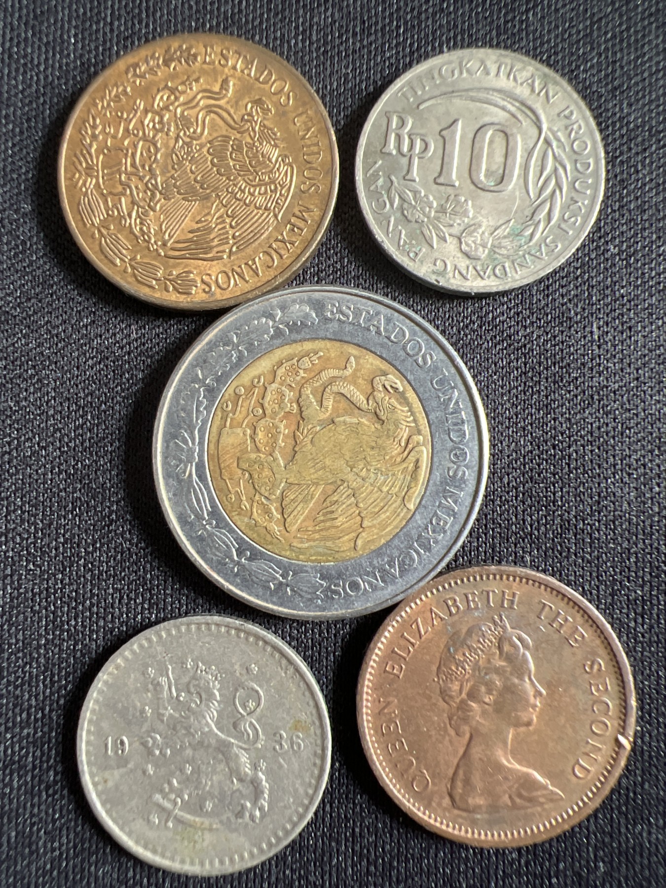 第444期 硬币专场 （无押金，捡漏，全场20包邮，偏远地区除外，接收代拍业务） 硬币5枚