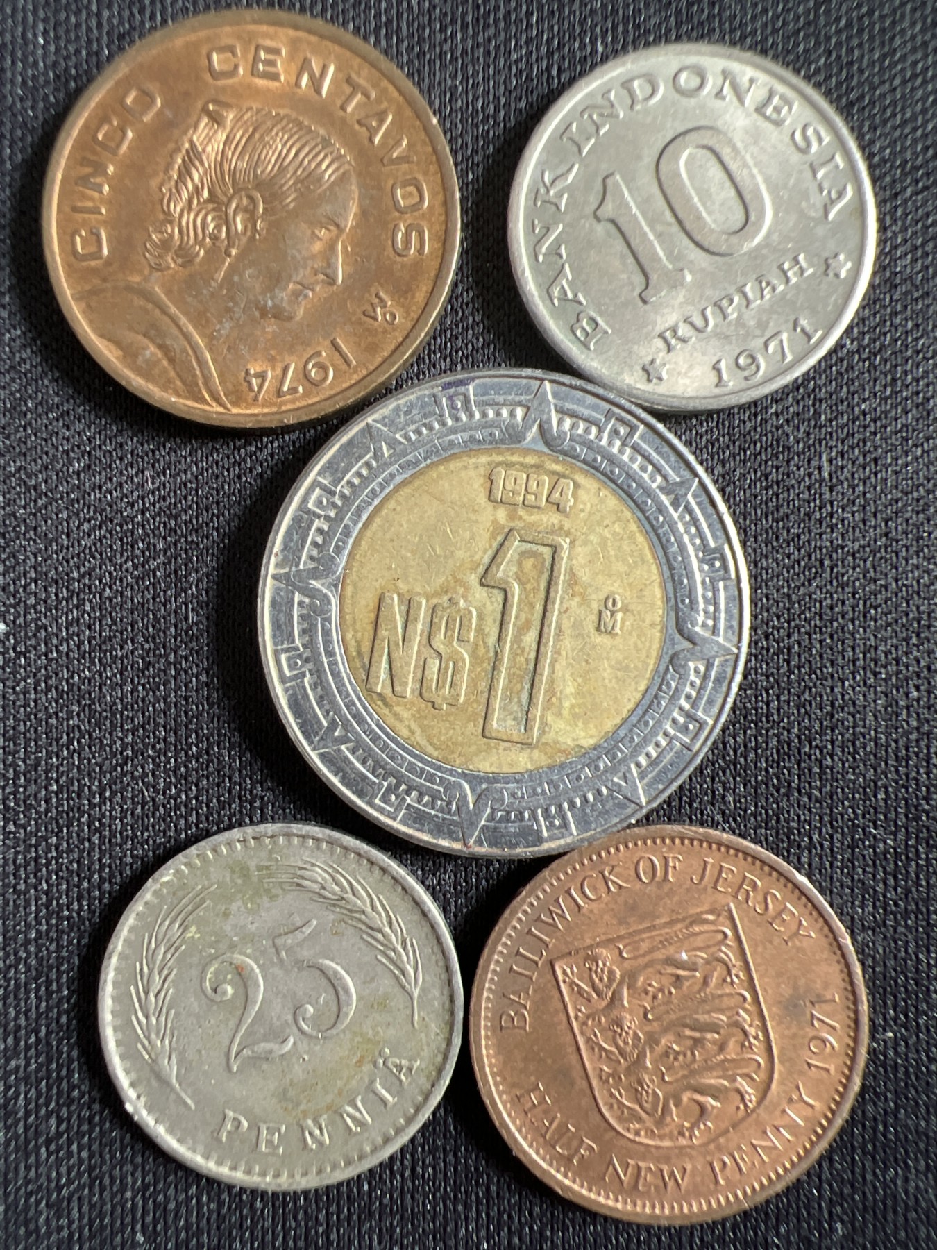 第444期 硬币专场 （无押金，捡漏，全场20包邮，偏远地区除外，接收代拍业务） 硬币5枚