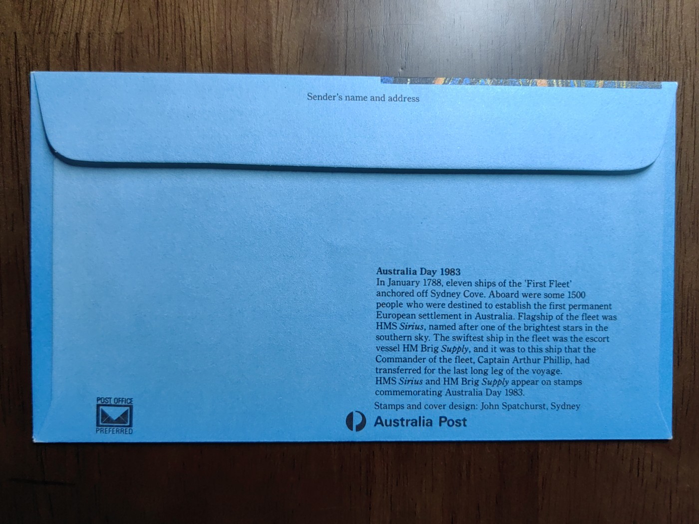 外国邮和小本票精品专场（秒杀和拍卖）第①⑥场 澳大利亚1983 澳大利亚日