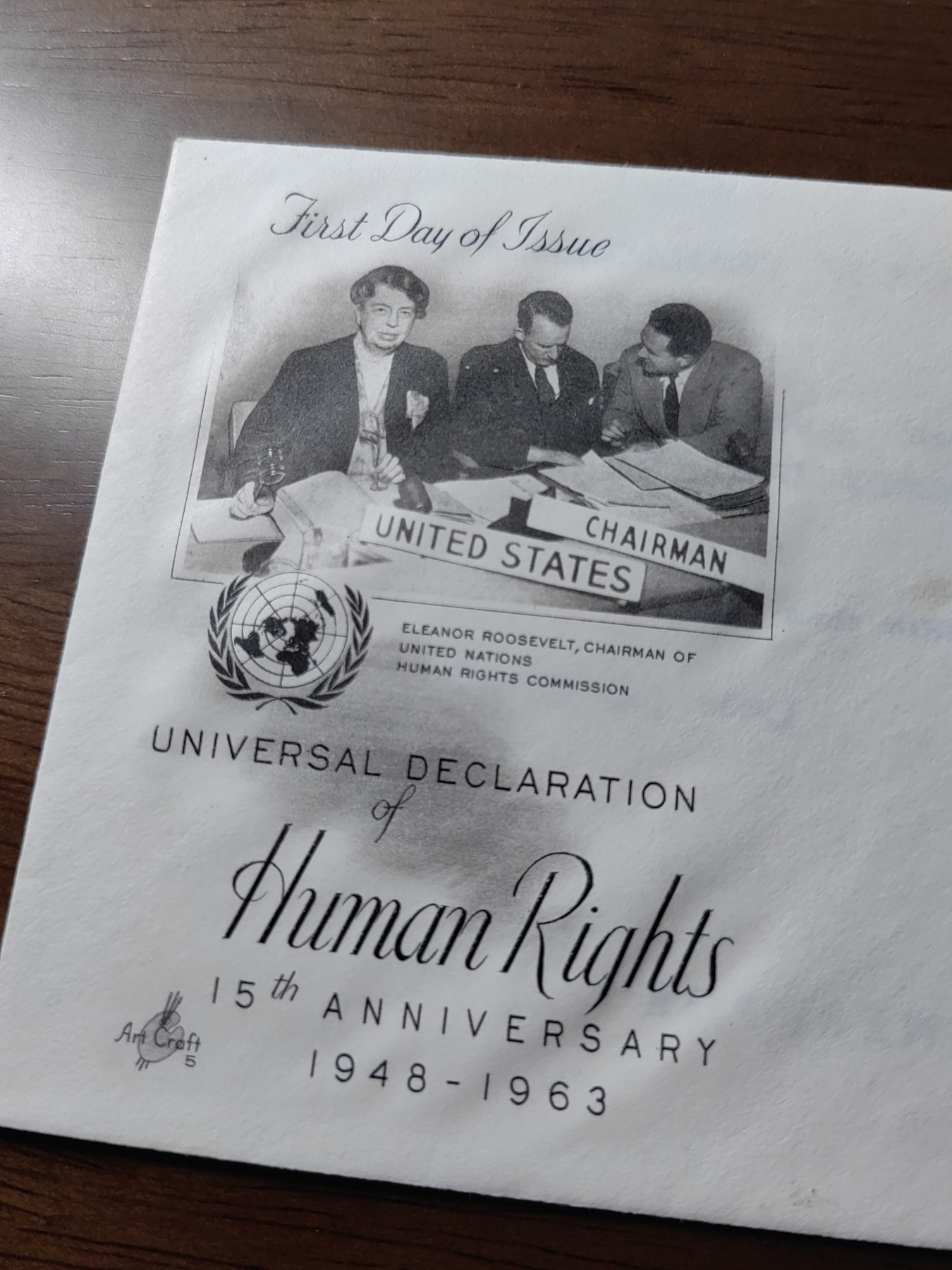 外国邮和小本票精品专场（秒杀和拍卖）第①⑥场 联合国1963年国际人权宣言15年