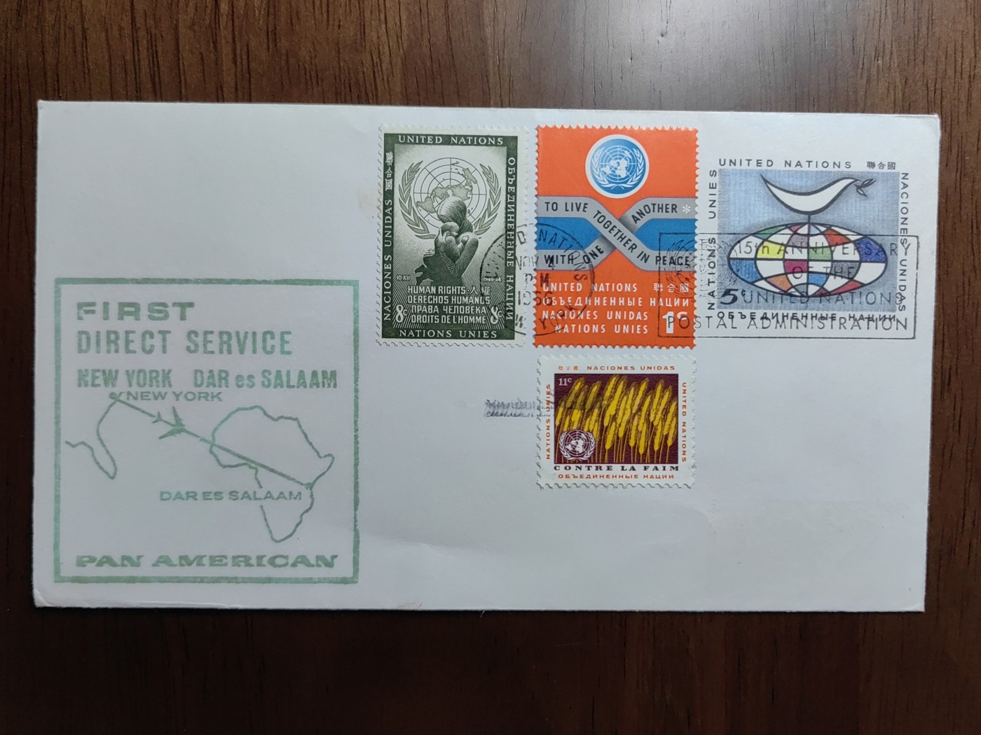 外国邮品精品专场（秒杀）第①③场 联合国1966年 多主题邮票邮封